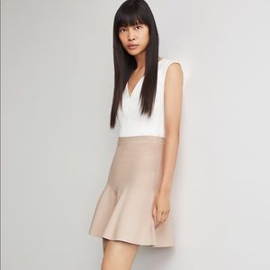 BCBGMaxazria Ingrid Skirt Bare Pink XXS Ne…